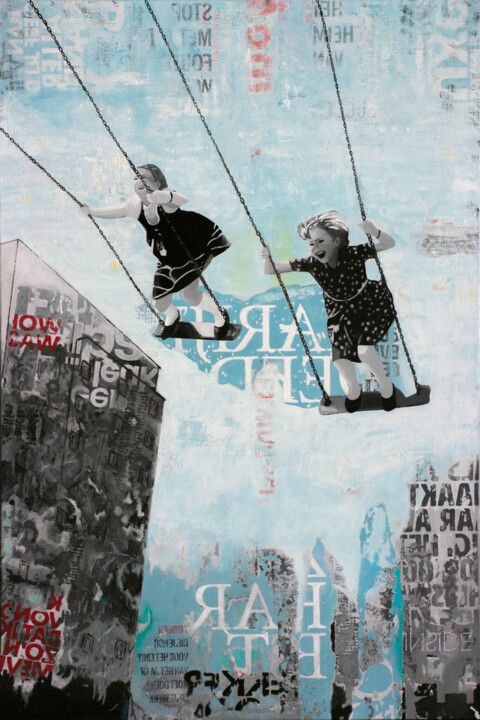 SATURDAY SWING 绘画, 47.2x31.5 in