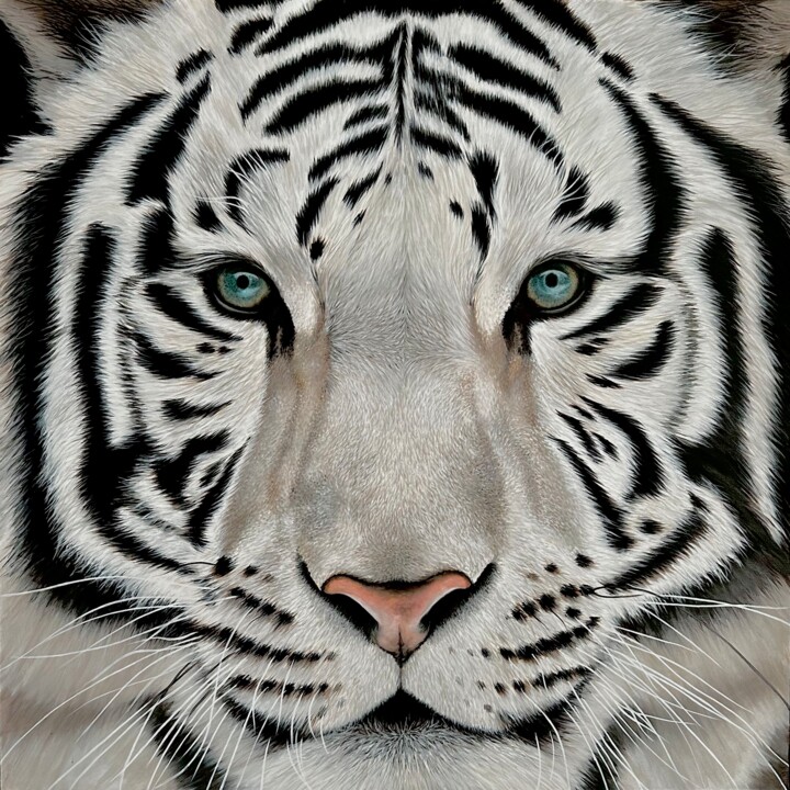 Tigre - Richard 绘画, 47.2x47.2 in