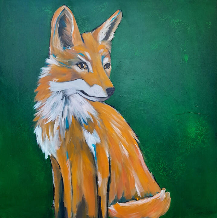 Look - Fuchsbild 绘画, 31.5x31.5 in
