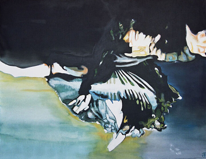 Tourbillon 绘画, 51.2x70.9 in