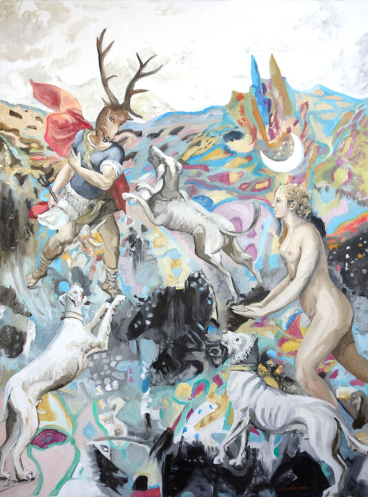 绘画,  28.7x21.3 in 