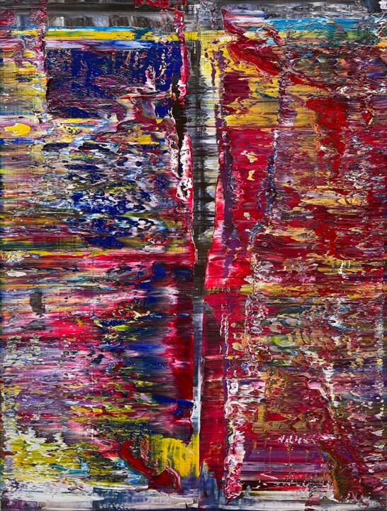 Painting titled "2021-2033-4, Miles…" by Robert Hn Rich, Original Artwork, Oil