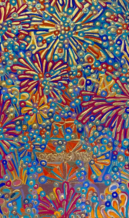 CELEBRATION,Tour Eiffel 绘画, 18.1x10.6 in