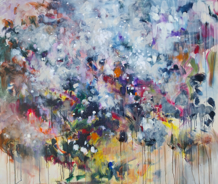 Floraison 1 Painting, 47.2x55.1 in