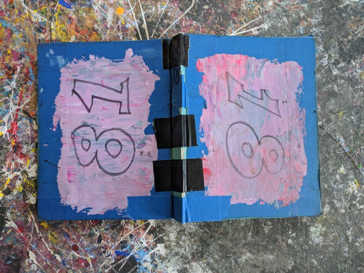 Sketchbook #18 绘画, 11.5x8.8 in