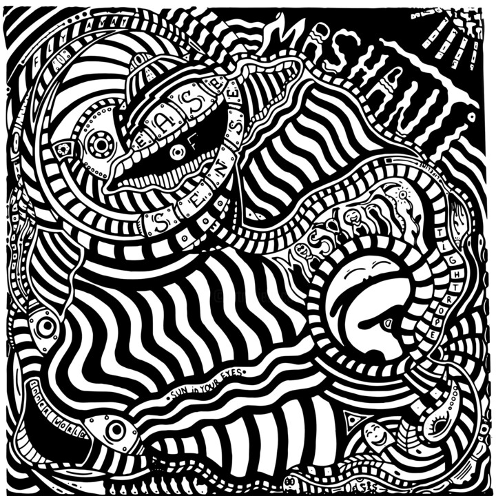 Машанти 绘画, 19.7x19.7 in