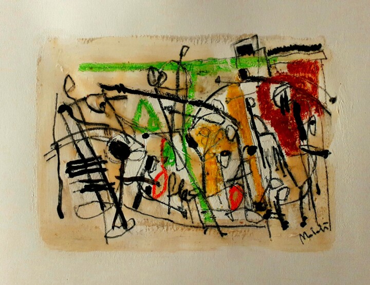 Giornata della Memoria: la deportazione. Pittura, 9,5x13 in