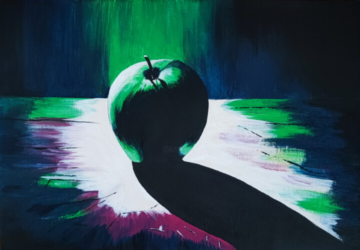 La pomme 绘画, 8.3x11.7 in