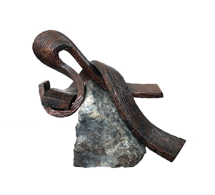 雕塑,  3.9x4.7 in 
