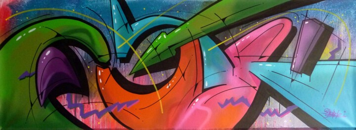绘画,  18.1x49.6 in 