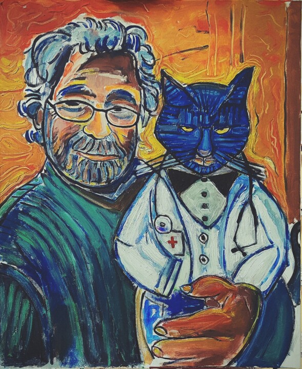 Docteur Manoug Pittura, 28,7x23,6 in