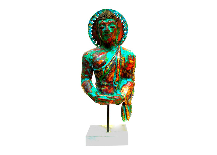 The Buddha 雕塑, 26x14 in