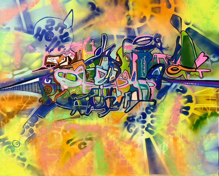 SpaceBeat 绘画, 31.5x39.4 in
