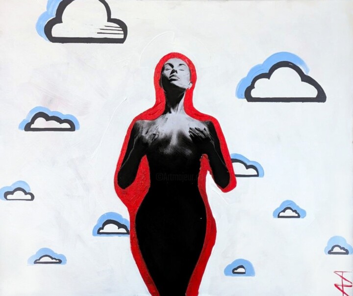 #woman 绘画, 19.7x23.6 in