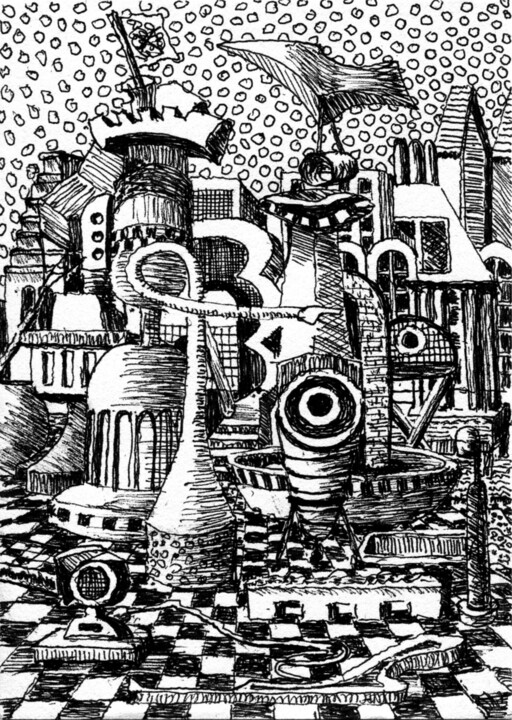 to the center Resim, 5,9x4,3 in