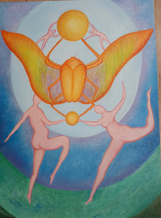 绘画,  28.4x21.3 in 
