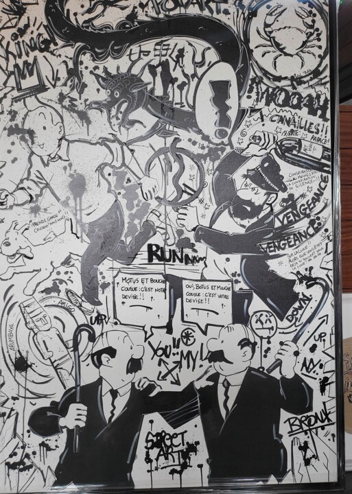 black is black 绘画, 55.1x39.4 in