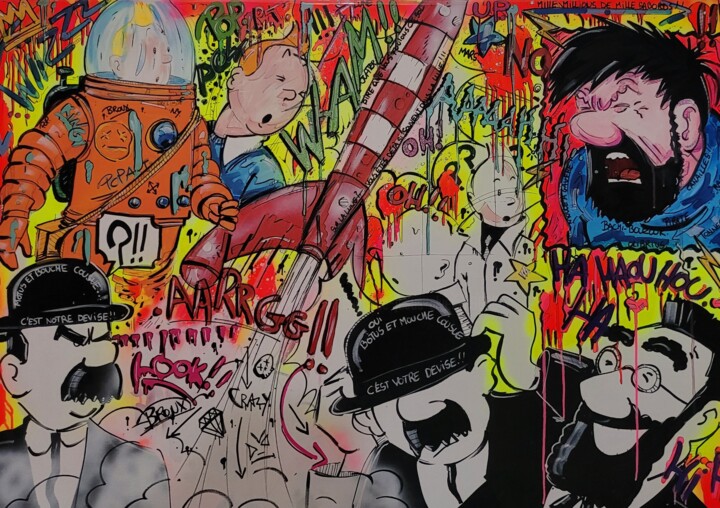 Objectif pop'art 140X100 绘画, 39.4x55.1 in