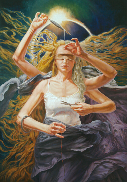 Fate 绘画, 39.4x27.6 in