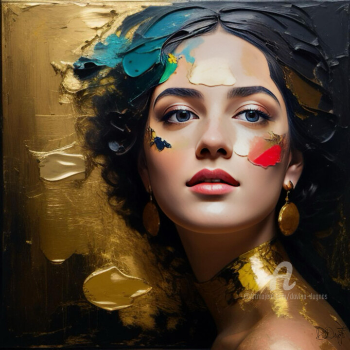 Mona Lisa’s daughter 数字艺术, 39.4x39.4 in