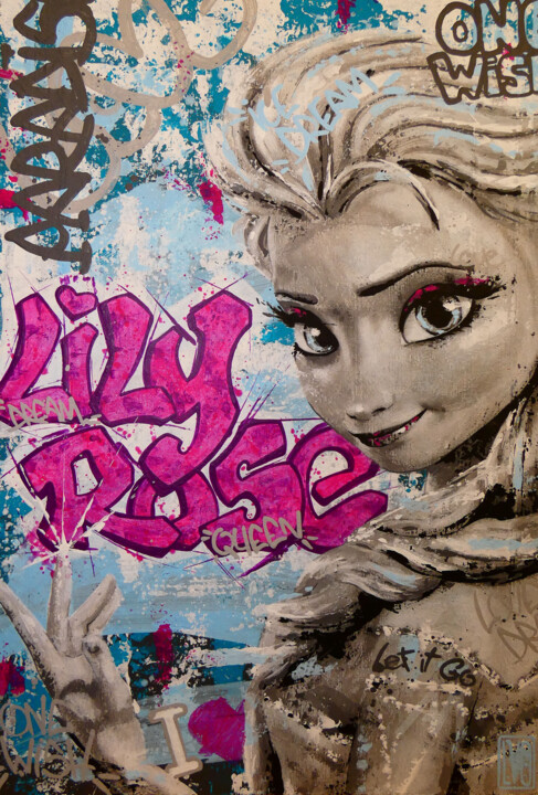 La Reine des Neiges 绘画, 23.6x15.8 in