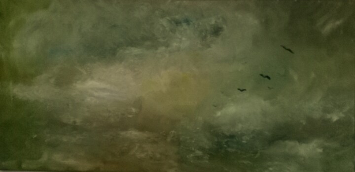 绘画,  14.6x29.5 in 