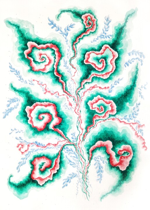 Poison Bouquet 绘画, 27.6x19.7 in