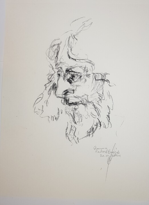 "St Jean Baptiste 3" d'après Admond Desca 图画, 11.4x8.3 in