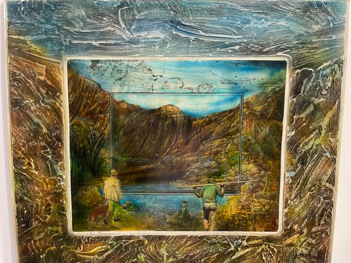 Am Tamara Risco 绘画, 17.7x21.7 in