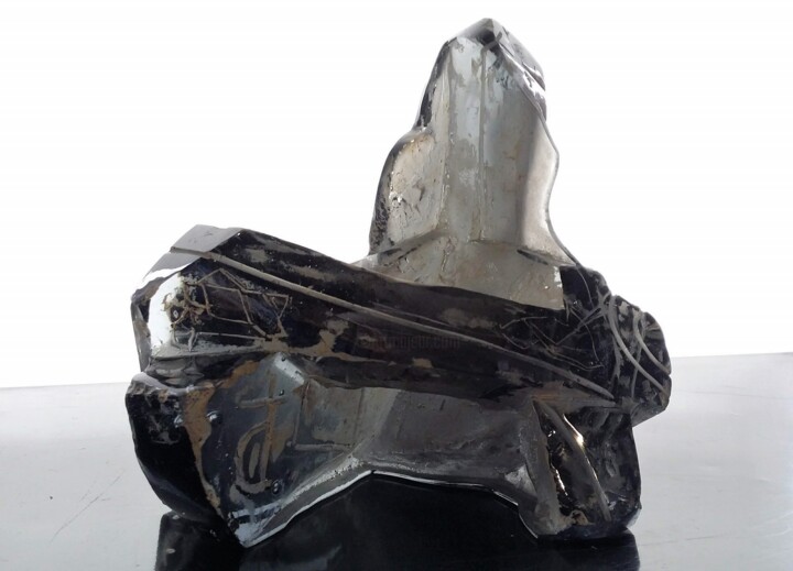 Sculpture titled "xm" by Igor Frolov, Original Artwork, Glass