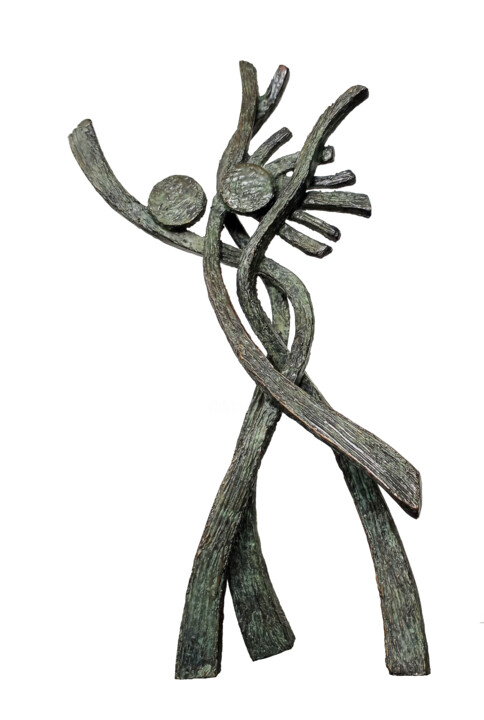 Les Amis d'Enfance II 雕塑, 7.7x4.5 in
