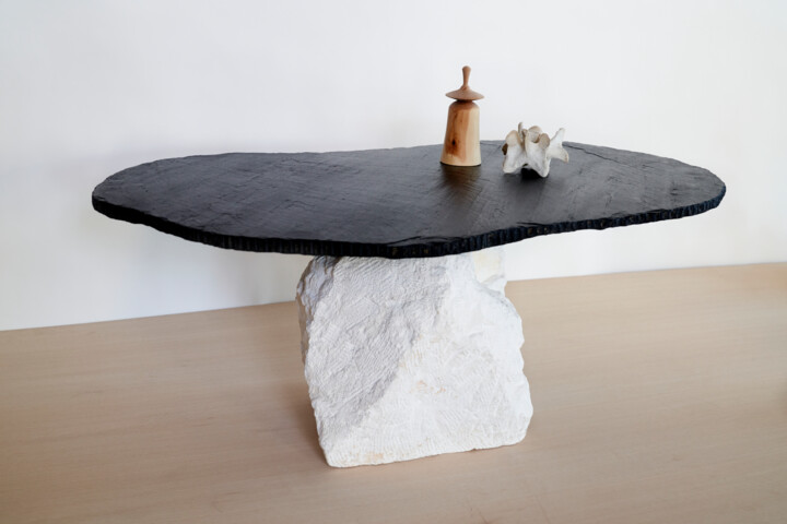 ART BRUT sculpture TAtable 雕塑, 16.9x37.4 in