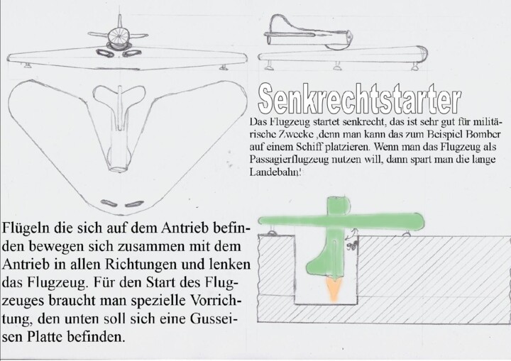 Flugzeug Senkrechtstarter Fotoğraf