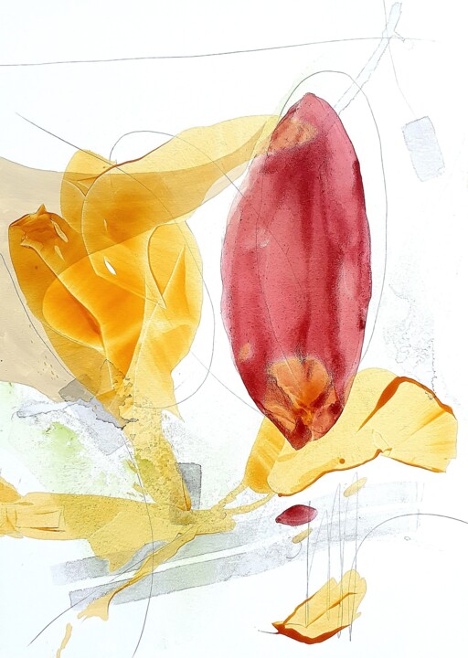 Peinture intitulée "Colors of my dreams…" par Isabelle Mignot, Œuvre d'art originale, Acrylique Monté sur Châssis en bois