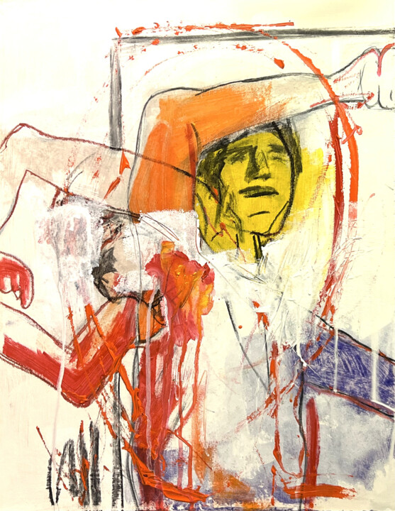 yes and no 绘画, 25.6x19.7 in