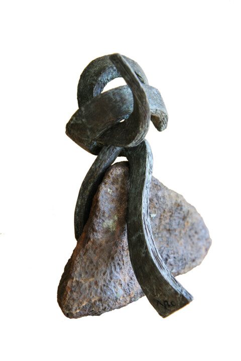 Oxalis III 雕塑, 5.3x4.9 in