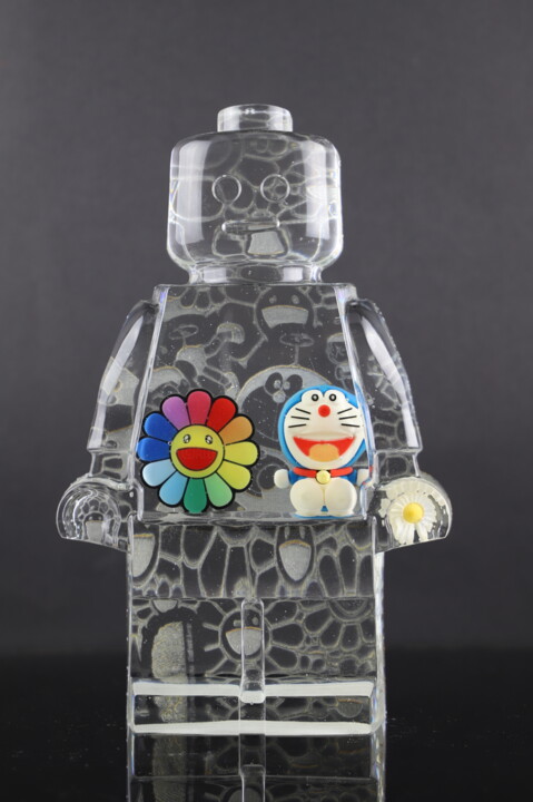 roboclusion doreamon 雕塑, 9.8x6.3 in