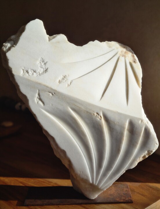 Aile blanche 雕塑, 15x10.6 in