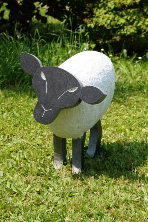 Le mouton 雕塑, 15.8x19.7 in