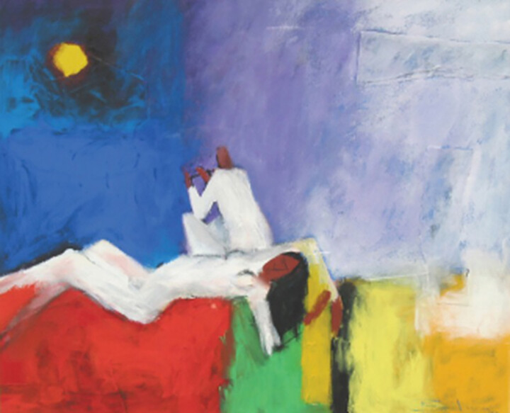 Picturesque Nights - Slumber 绘画, 23x25 in