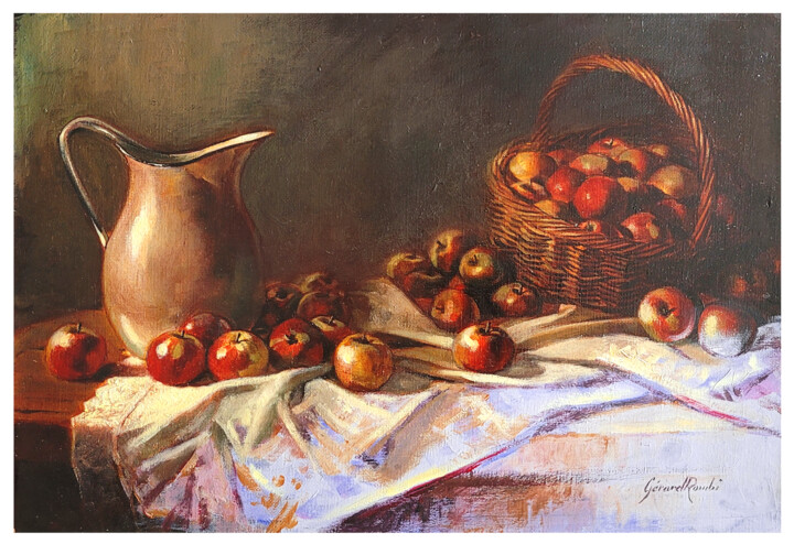 LES POMMES 绘画, 10.2x15.4 in