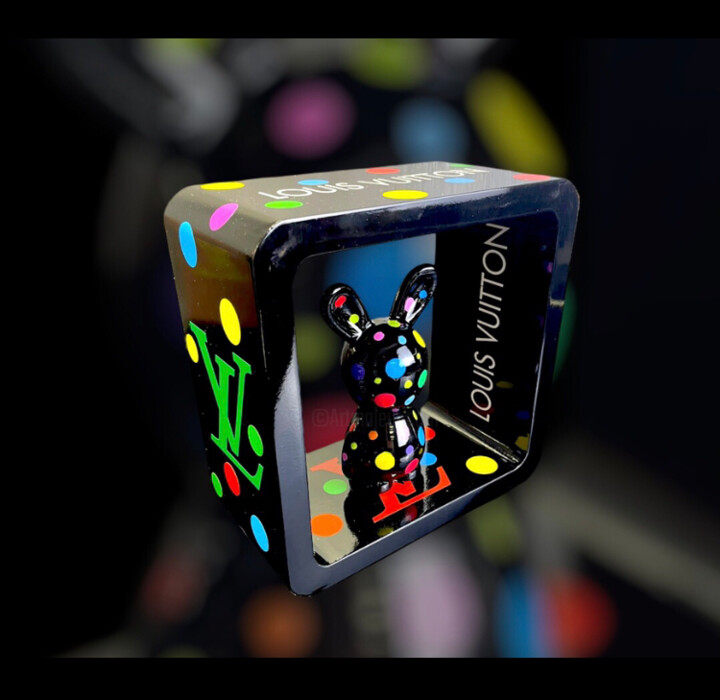 Cazzimma Osvaldo Vuitton Kusama edition con Paolo Pastorino 雕塑, 5.9x5.9 in