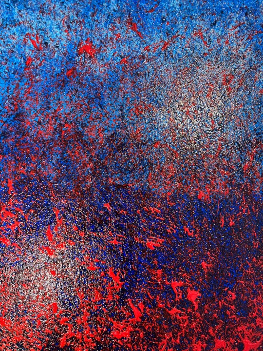Underwater Volcano 绘画, 31.5x23.6 in