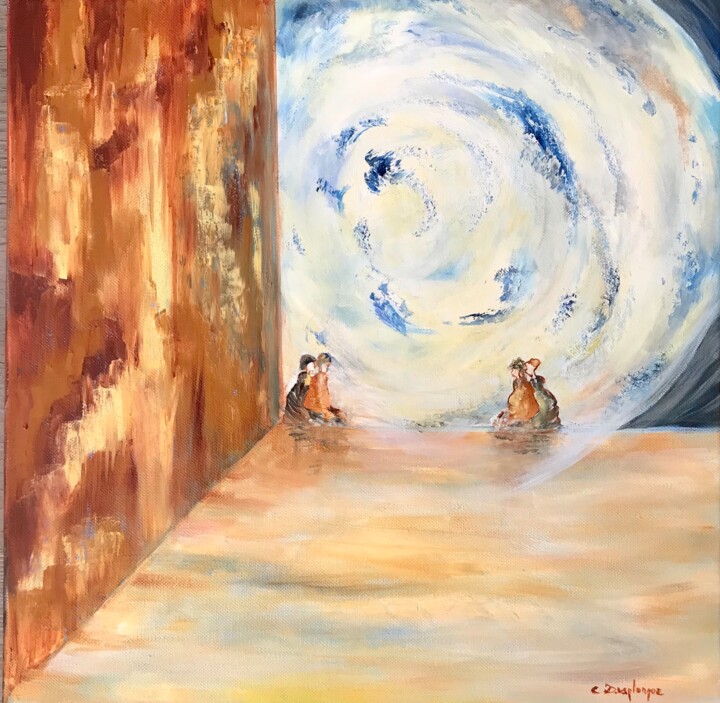 绘画,  15.8x15.8 in 