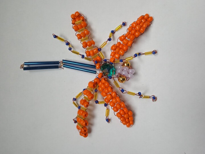 Dragonfly 2024_1 雕塑, 0.4x3.9 in