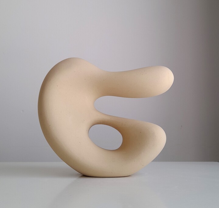 Operculum 雕塑, 6.3x7.5 in