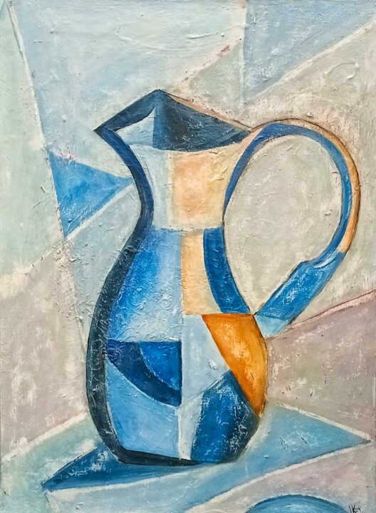 The Blue Jug 绘画, 21.7x16.1 in