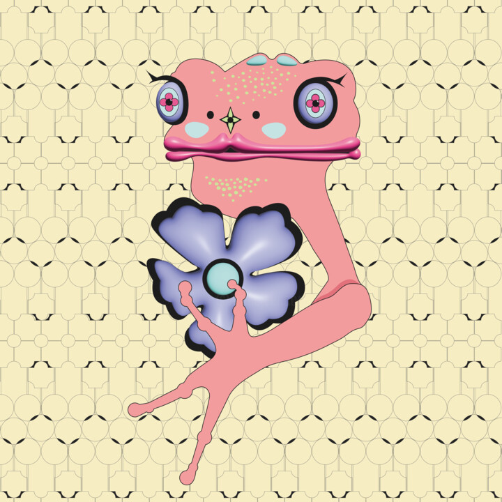 Frog Mrs. 29 数字艺术