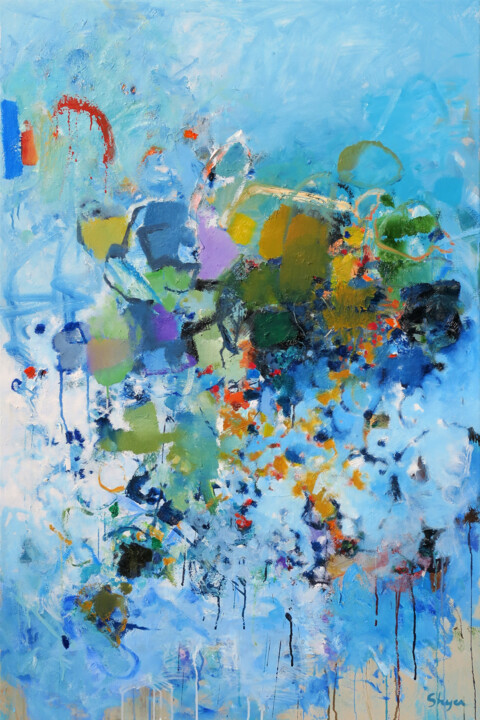 One O'clock Club 绘画, 47.2x31.5 in