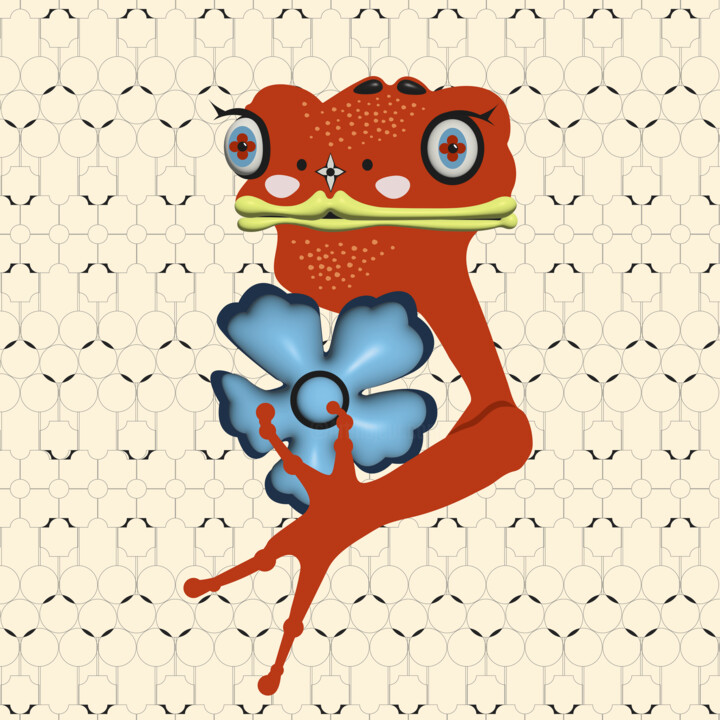 Frog Mrs. 32 数字艺术